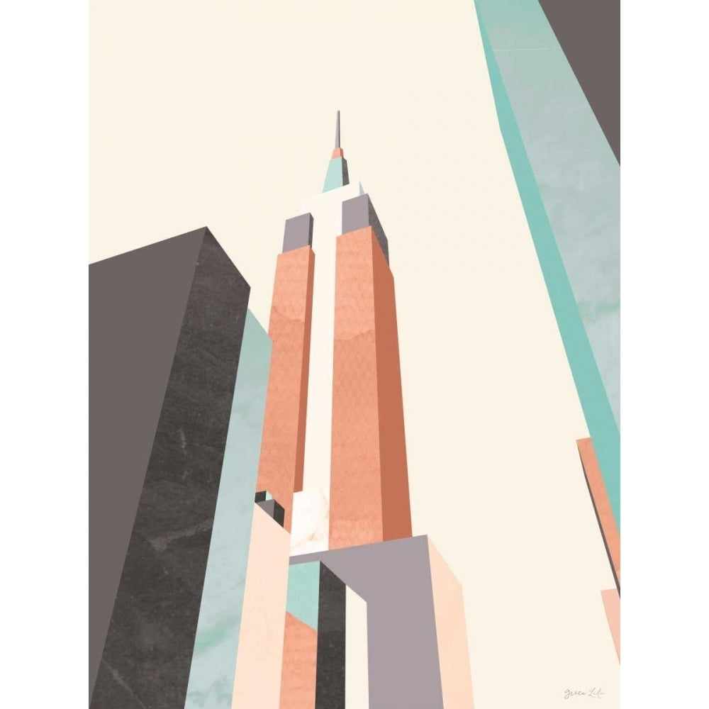 Graphic Pastel Architecture III Poster Print - Lili Green-VARPDX115828GG Image 1