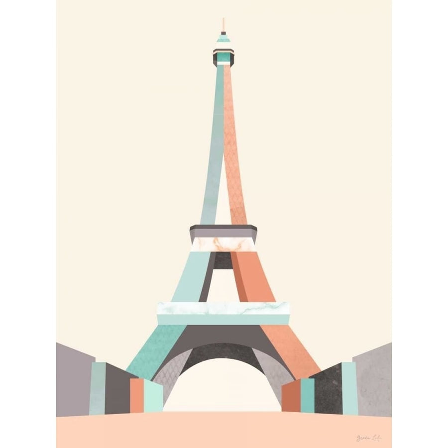 Graphic Pastel Architecture II Poster Print - Lili Green-VARPDX115827GG Image 1