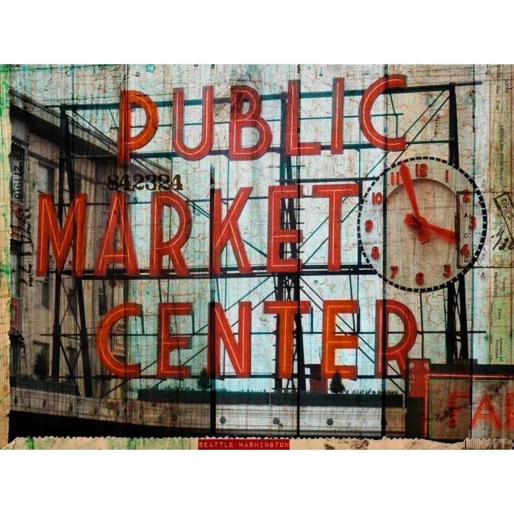 Public Market Poster Print - Sandy Lloyd-VARPDX116797GG Image 1