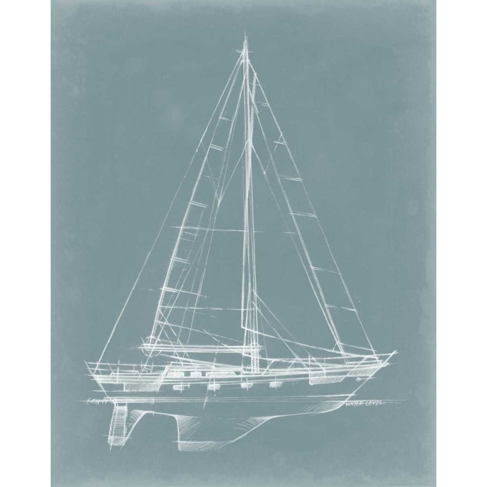 Yacht Sketches II Poster Print - Ethan Harper-VARPDX11683VM Image 1