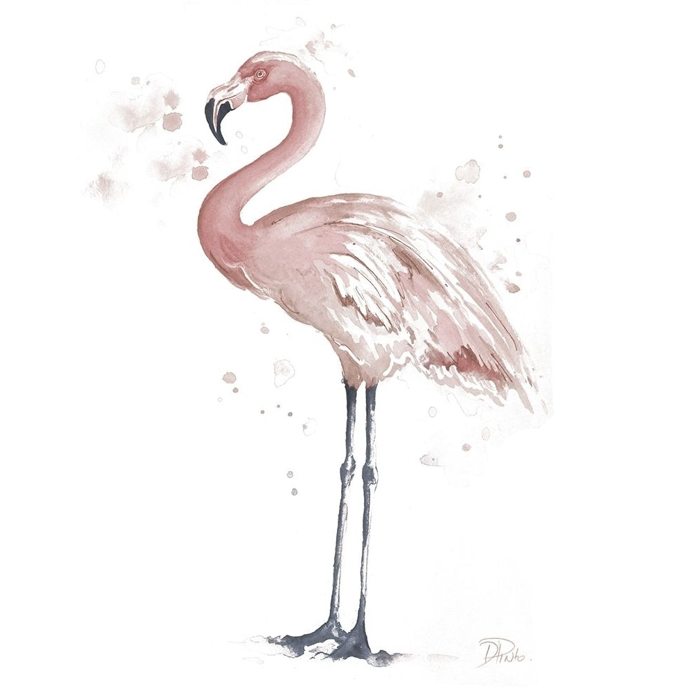 Flamingo Stand I Poster Print by Patricia Pinto-VARPDX11723FB Image 1