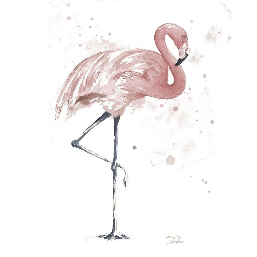 Flamingo Stand II Poster Print by Patricia Pinto-VARPDX11724FB Image 1