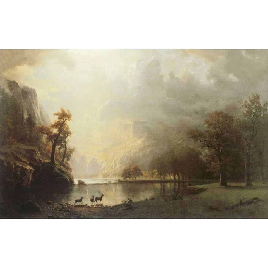 Sierra Nevada Morning Poster Print by Bierstadt Bierstadt-VARPDX117304 Image 1