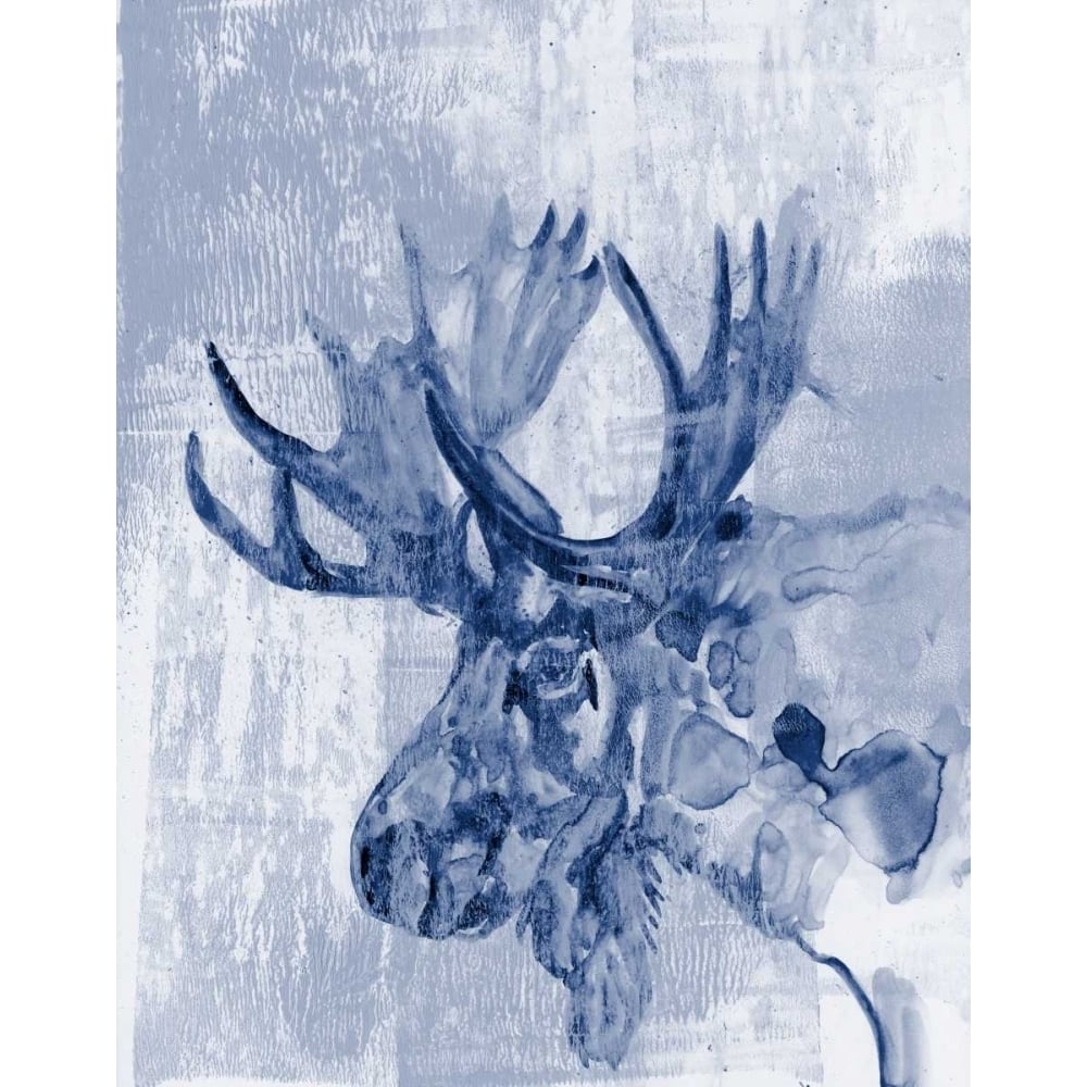 Indigo Moose Poster Print - Jennifer Goldberger-VARPDX117786Z Image 1