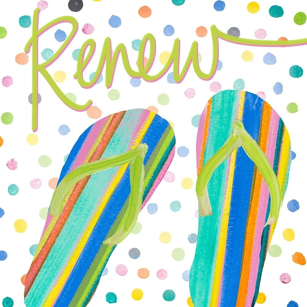 Flip Flop Retreat II Poster Print by Julie DeRice-VARPDX11790 Image 1