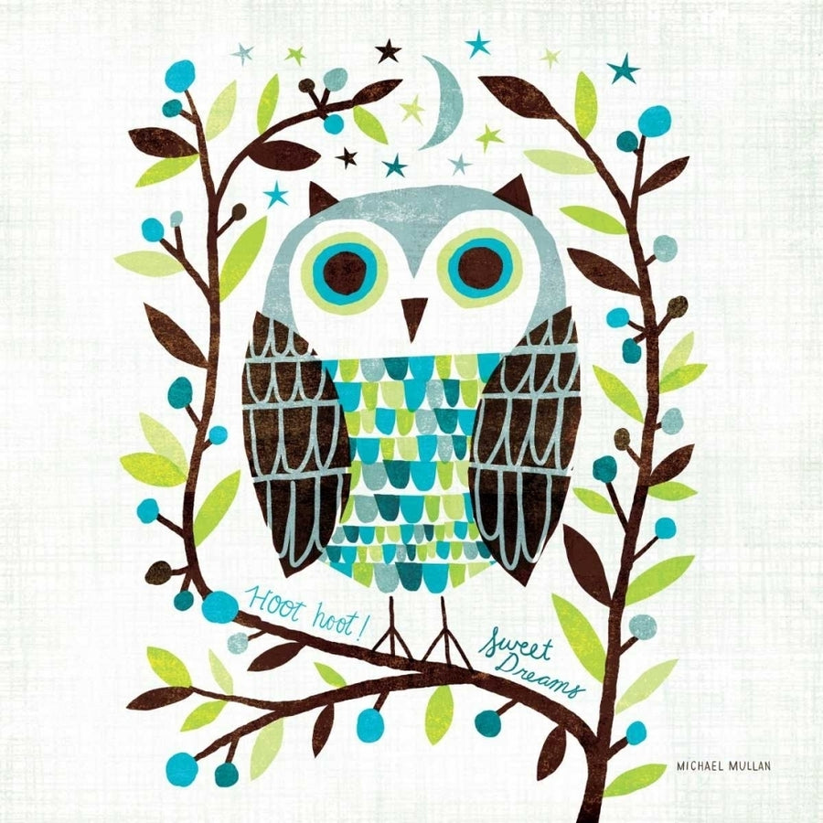 Night Owl I Square Poster Print by Michael Mullan-VARPDX11797 Image 1