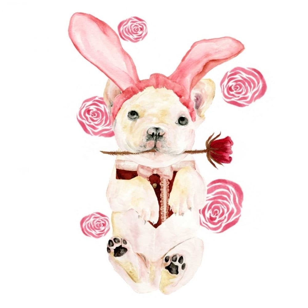 Valentine Puppy I Poster Print - Melissa Wang-VARPDX118002D Image 1