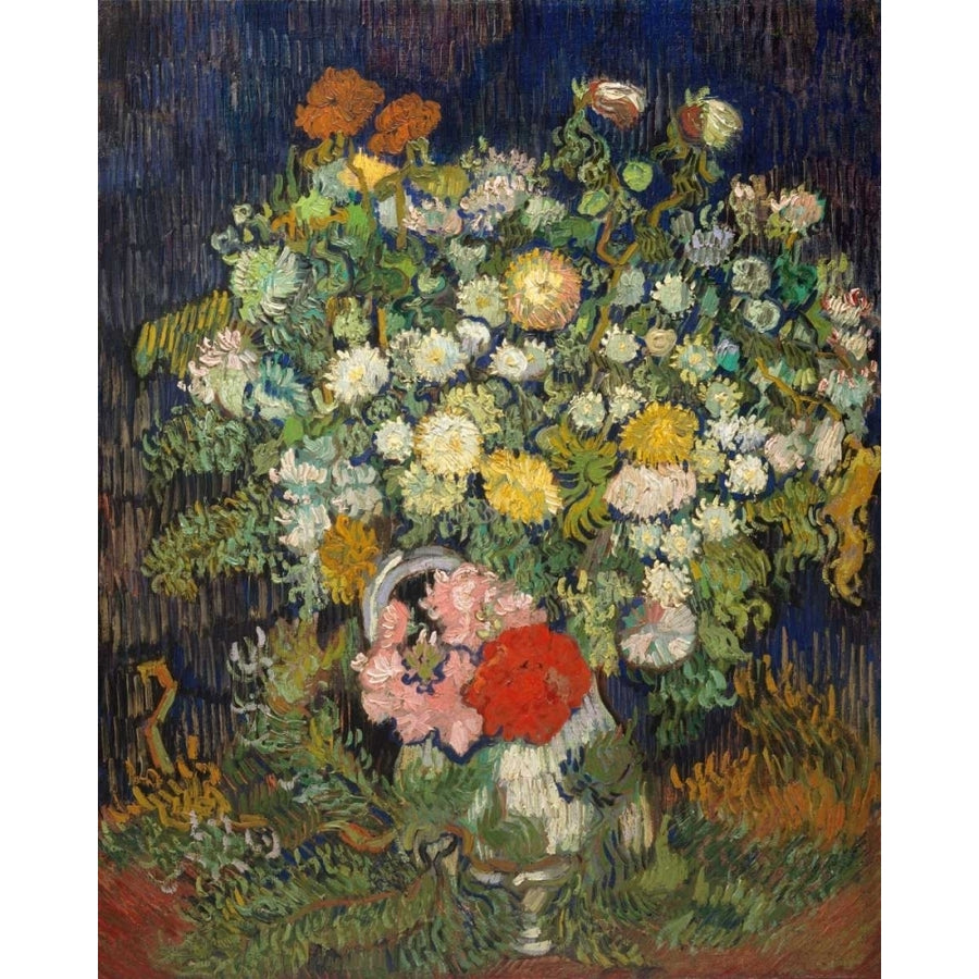 Bouquet of Flowers in a Vase Poster Print - Gogh Vincent Van-VARPDX118070Z Image 1