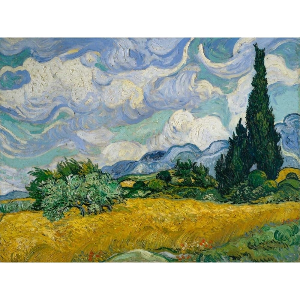 Cypresses II Poster Print - Gogh Vincent Van-VARPDX118075Z Image 1