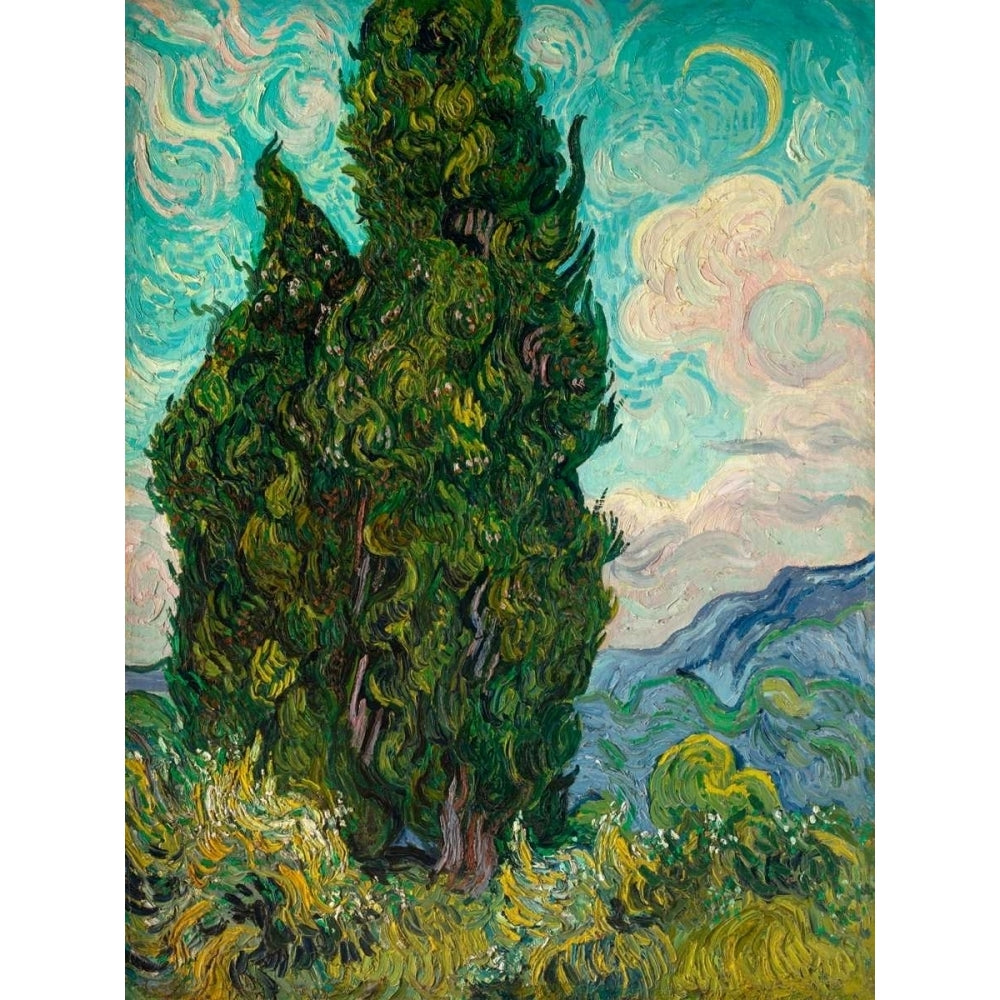 Cypresses I Poster Print - Gogh Vincent Van-VARPDX118074Z Image 1