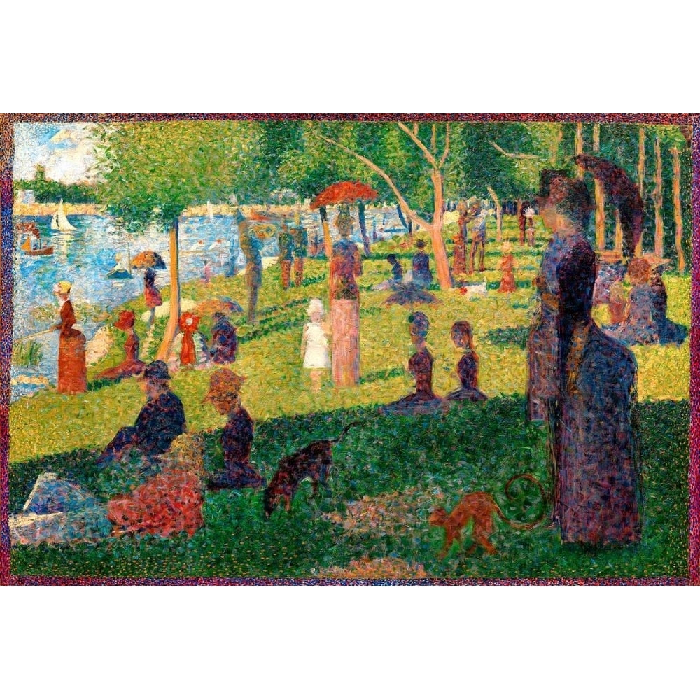 A Sunday on La Grande Jatte Poster Print - Georges Seurat-VARPDX118086Z Image 1