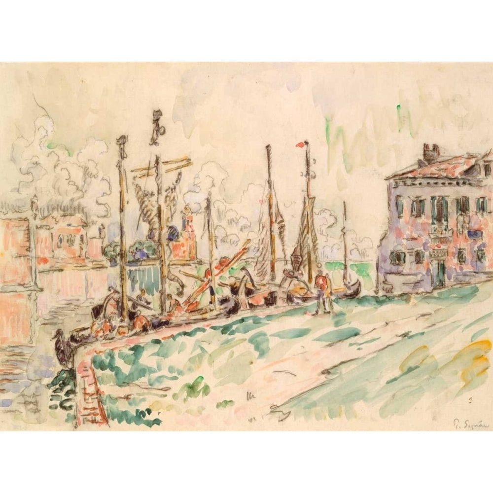 Venice Poster Print - Paul Signac-VARPDX118108Z Image 1