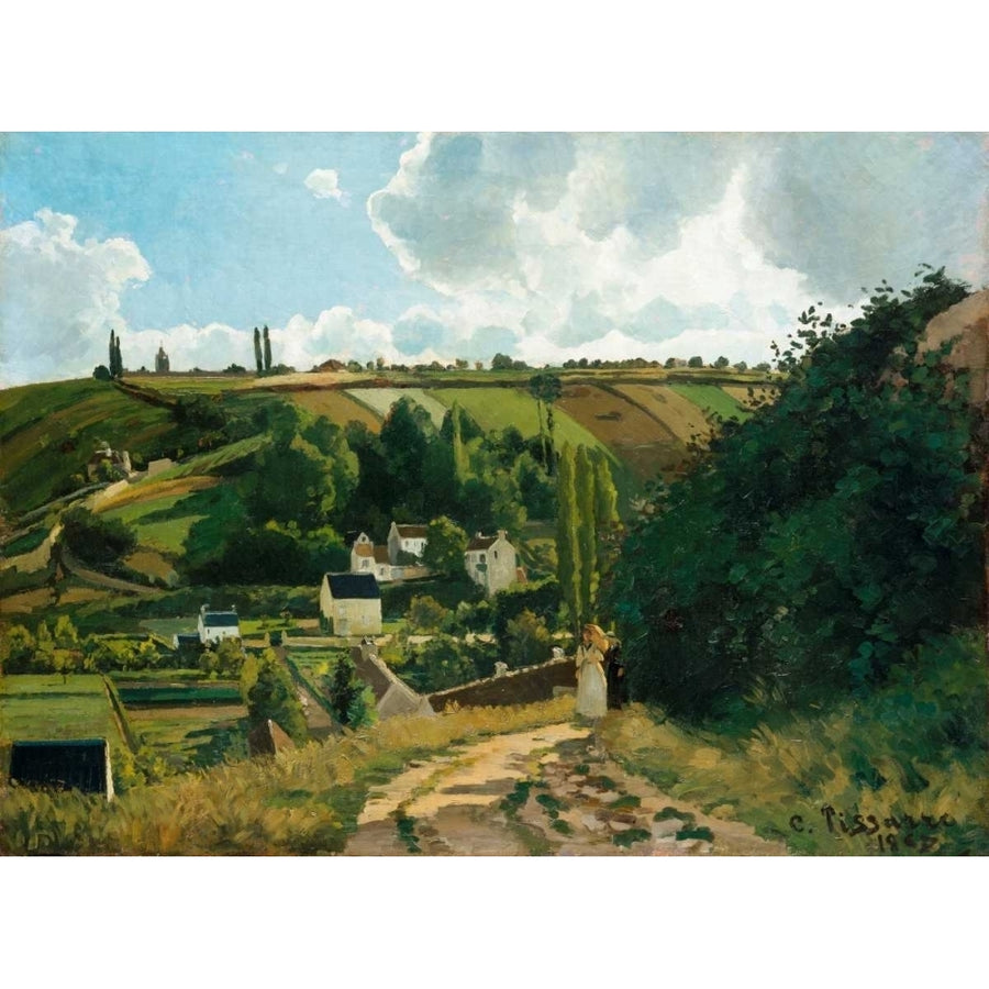 Jalais Hill Pontoise Poster Print - Camille Pissarro-VARPDX118112Z Image 1