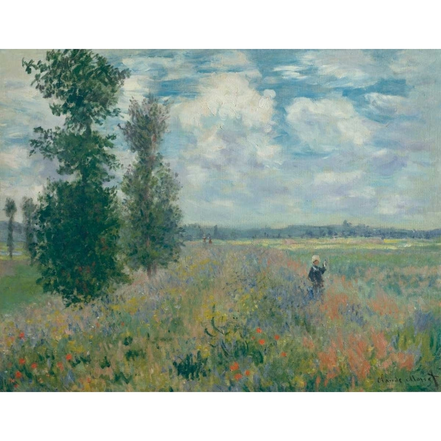 Poppy Fields near Argenteuil Poster Print - Claude Monet-VARPDX118177Z Image 1