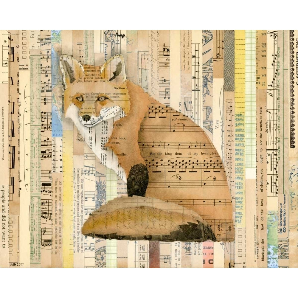 Red Fox Collage II Poster Print - Nikki Galapon-VARPDX118431Z Image 1