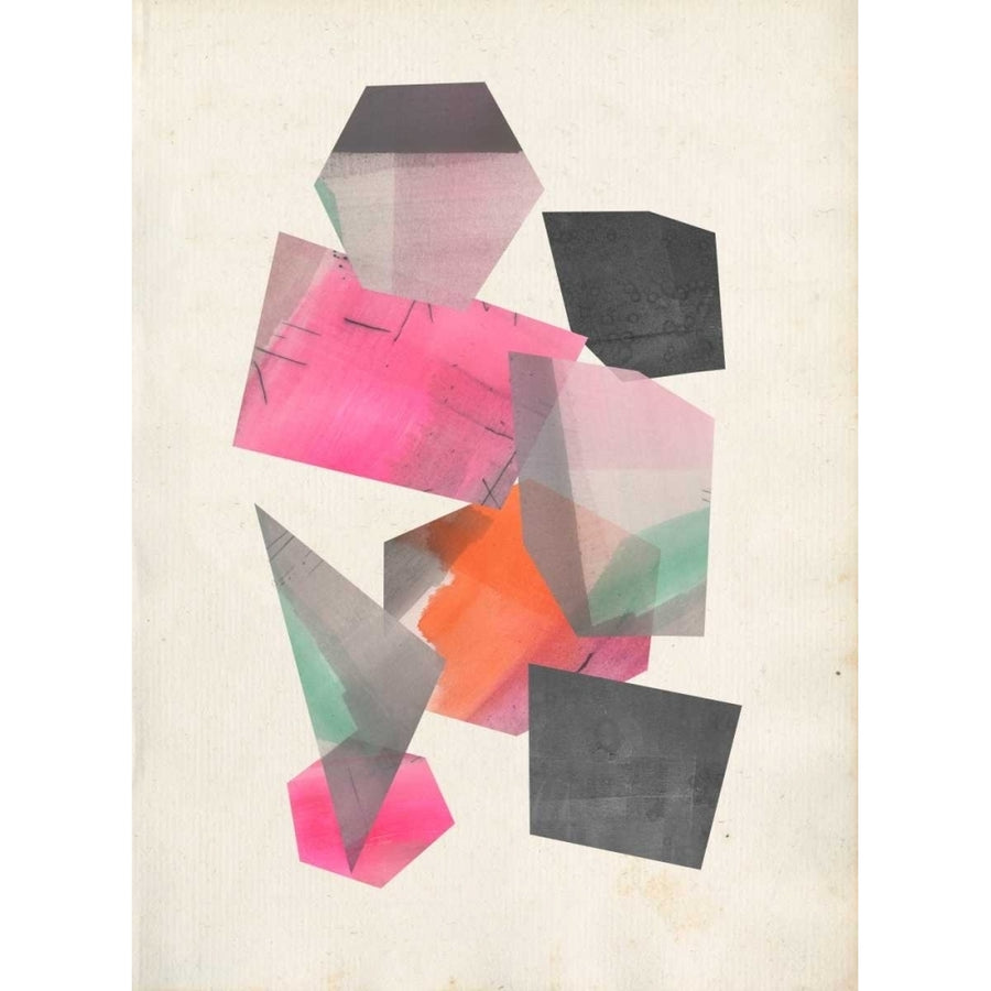 Collaged Shapes II Poster Print - Jennifer Goldberger-VARPDX118524FN Image 1