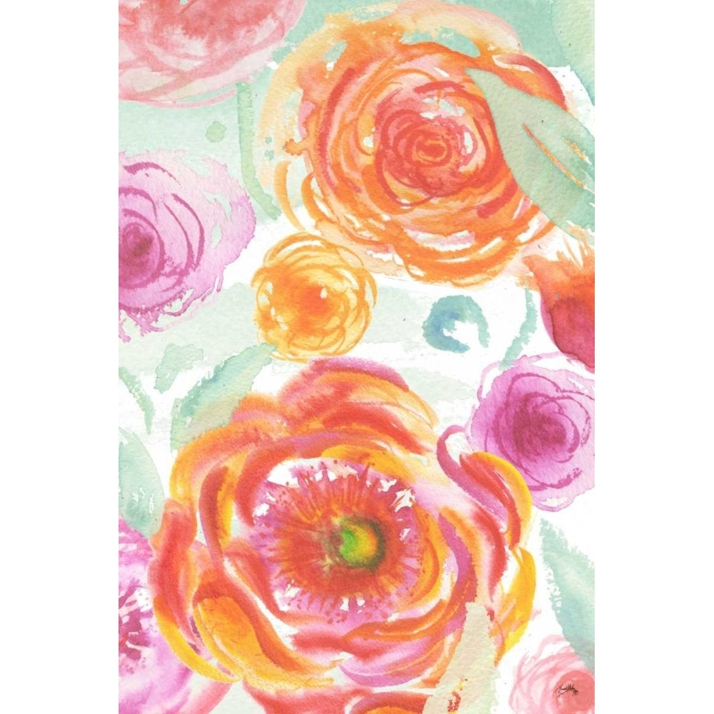 Colorful Roses II Poster Print by Elizabeth Medley-VARPDX11871 Image 1