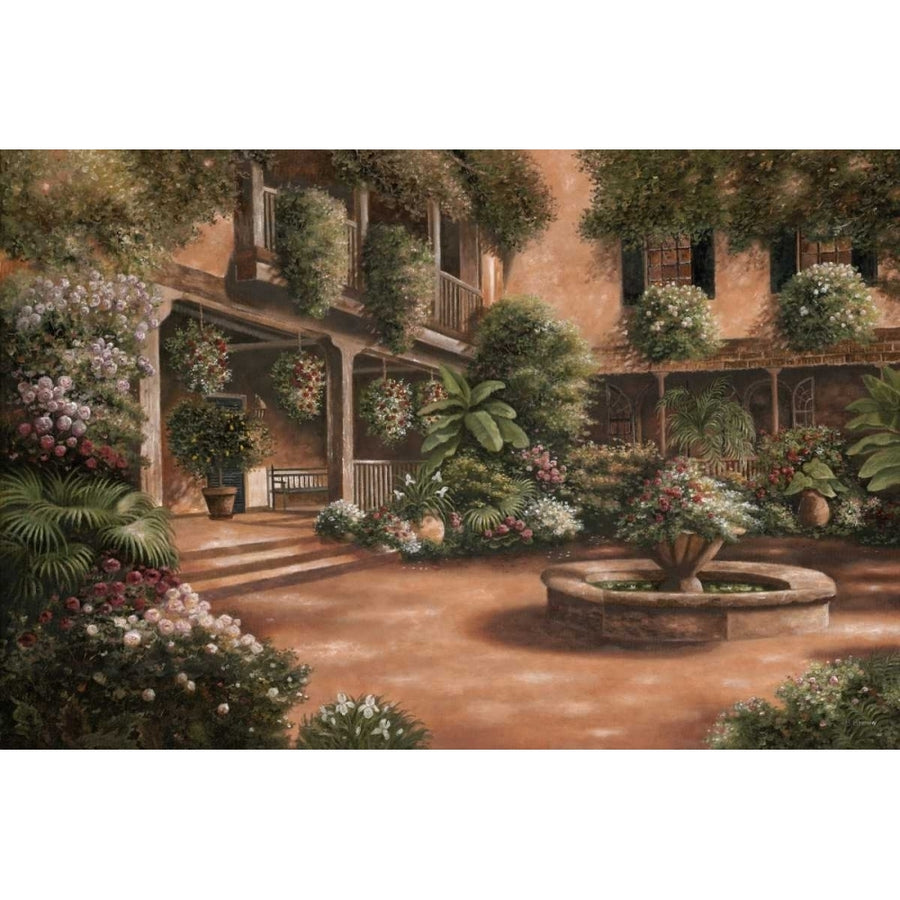 French Quarter Courtyard II Poster Print by Betsy Brown-VARPDX11872 Image 1