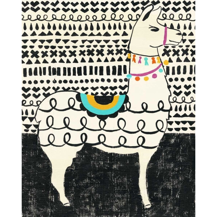 Party Llama I Poster Print - Chariklia Zarris-VARPDX119326GG Image 1