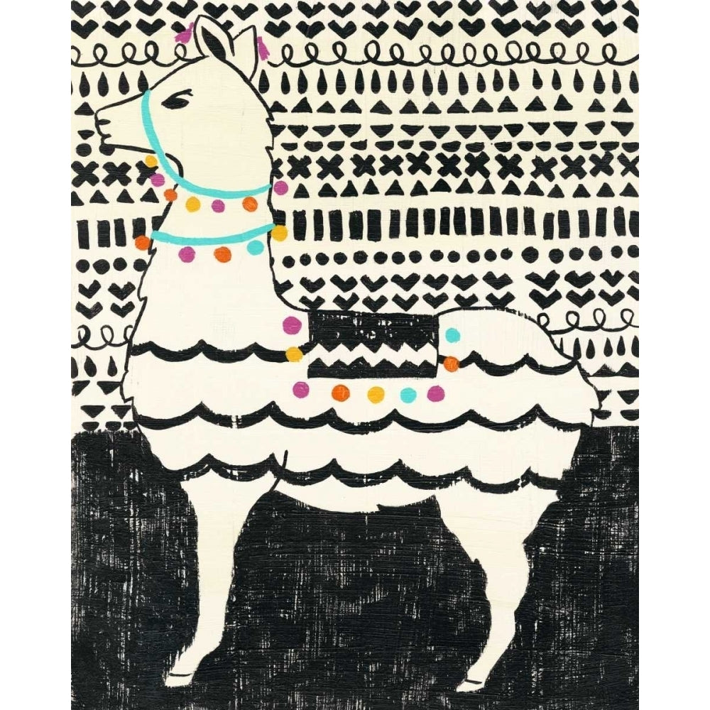 Party Llama II Poster Print - Chariklia Zarris-VARPDX119327GG Image 1