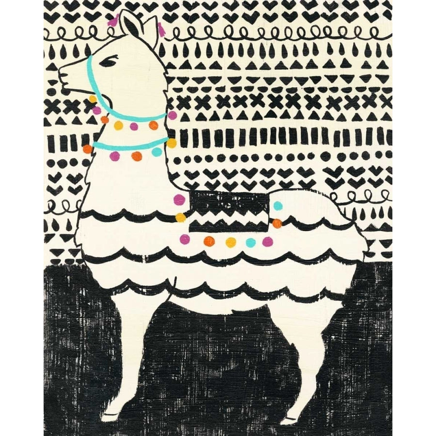 Party Llama II Poster Print - Chariklia Zarris-VARPDX119327GG Image 1