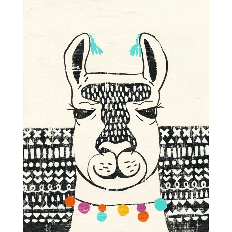 Party Llama III Poster Print - Chariklia Zarris-VARPDX119328GG Image 1