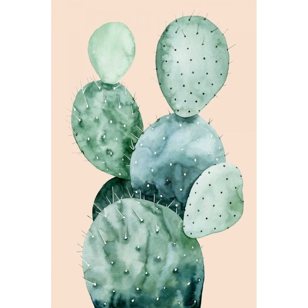 Cactus on Coral II Poster Print - Grace Popp-VARPDX119492D Image 1