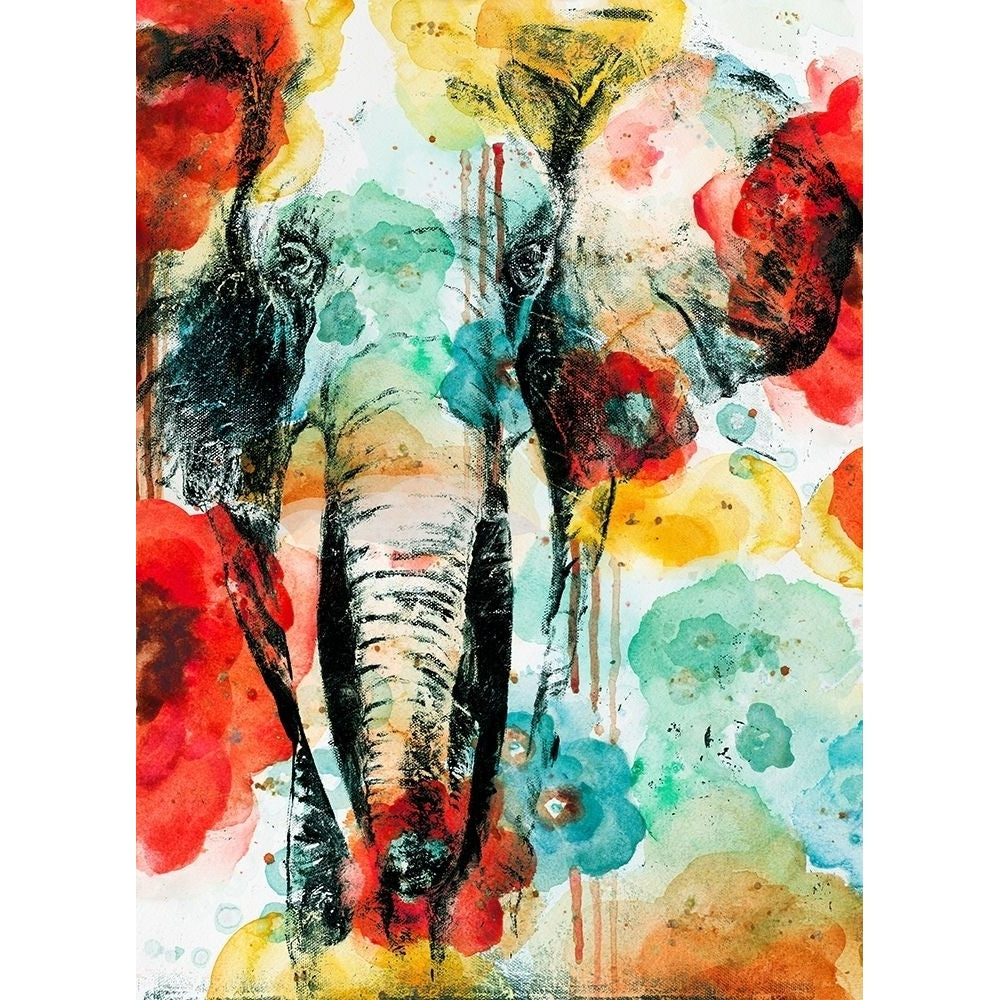 Vibrant Elephant Poster Print by Patricia Pinto-VARPDX12043K Image 1