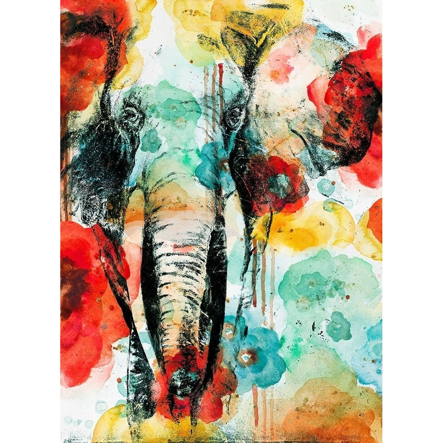 Vibrant Elephant Poster Print by Patricia Pinto-VARPDX12043K Image 1