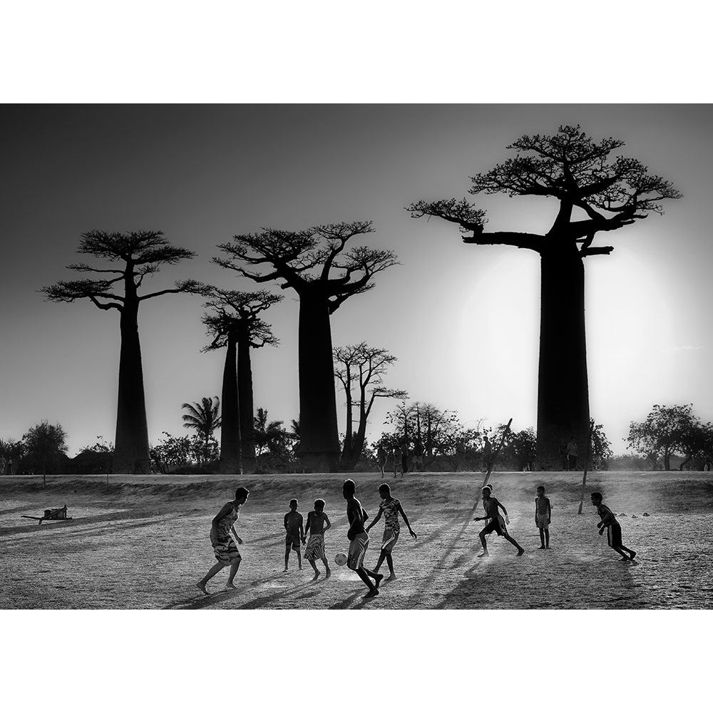 Soccer At Sunset Poster Print - Marc Apers-VARPDX1209281 Image 1