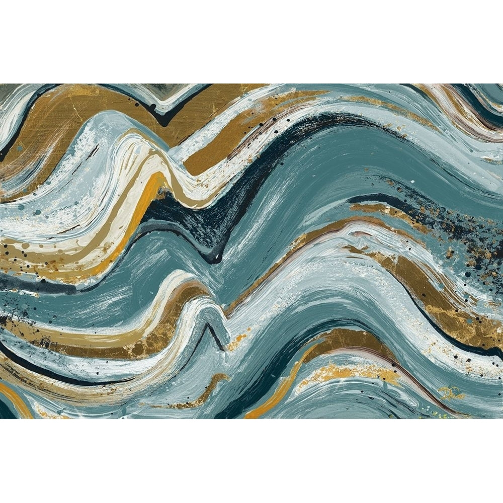 Waves of Teal Poster Print by Patricia Pinto-VARPDX12115BC Image 1