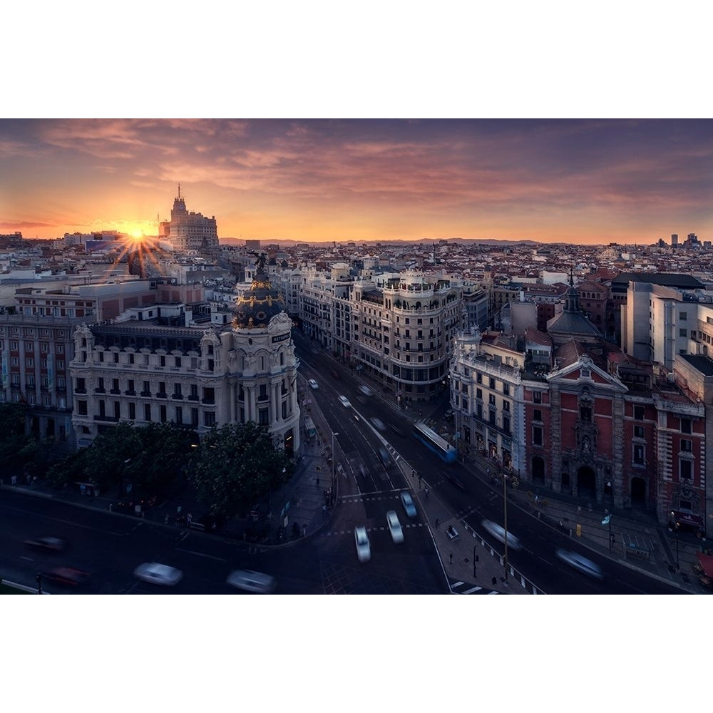 Madrid City Poster Print - Ivan Ferrero-VARPDX1215124 Image 1