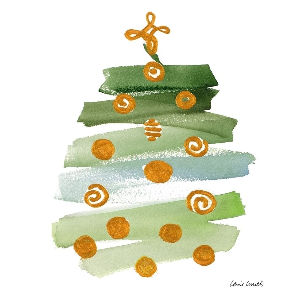 Abstract Christmas Tree I Poster Print by Lanie Loreth-VARPDX12176 Image 1