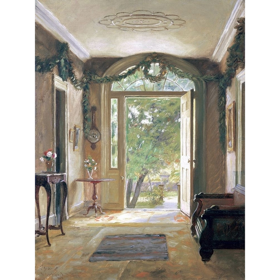 The Front Hall Poster Print by William Verplanck Birney-VARPDX122127 Image 1