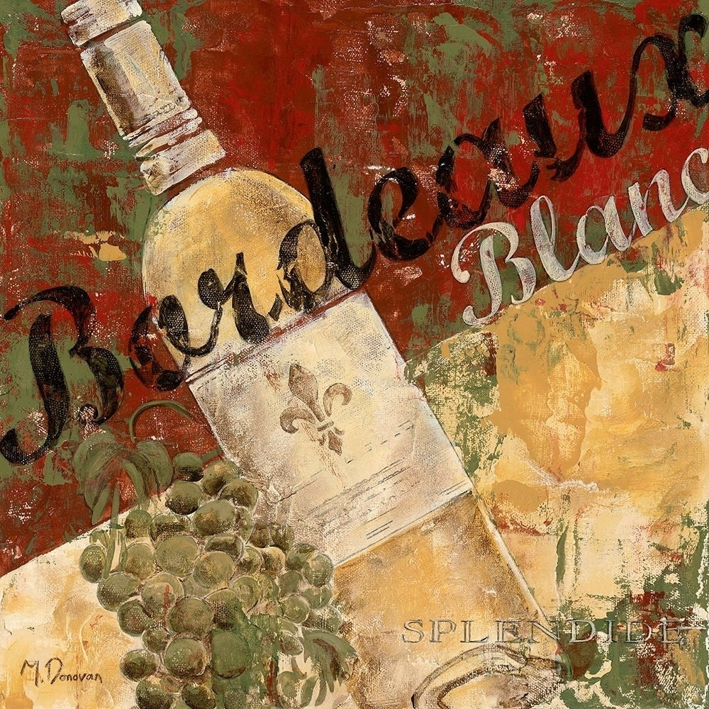 Bordeaux Blanc Poster Print by Maria Donovan-VARPDX12220 Image 1