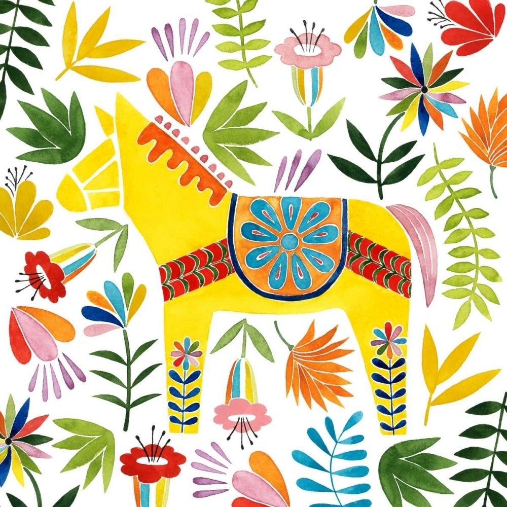 Festive Otomi III Poster Print - Grace Popp-VARPDX122227D Image 1