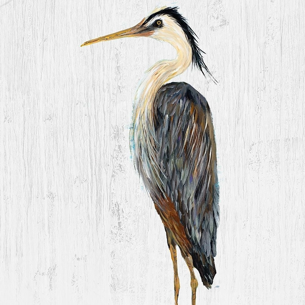 Heron On Whitewash I by Julie DeRice-VARPDX12227K Image 1