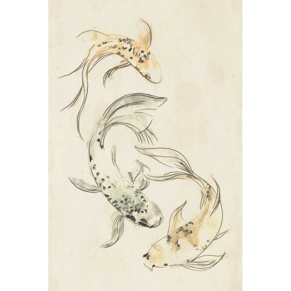 Koi Dance I Poster Print - June Erica Vess-VARPDX122334Z Image 1