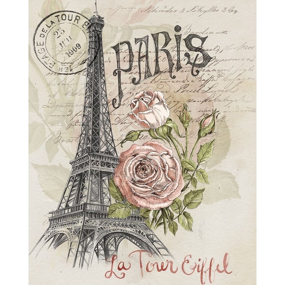 Paris Sketchbook I Poster Print - Jennifer Paxton Parker-VARPDX122998GG Image 1