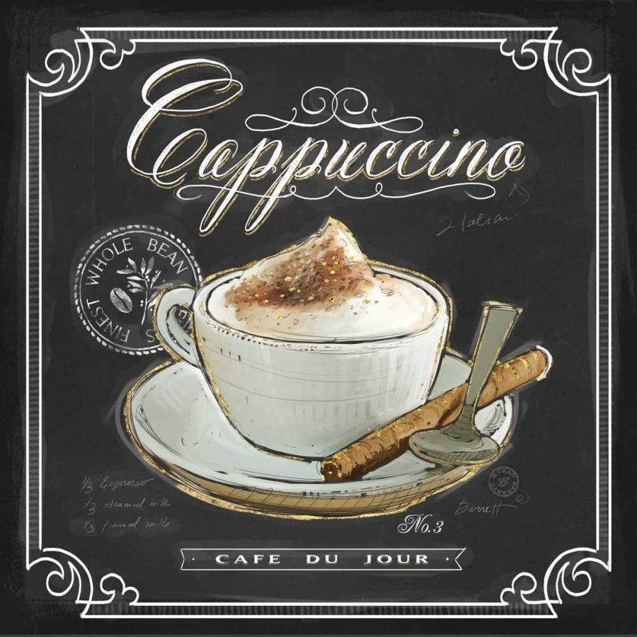 Coffee House Cappuccino Poster Print by Chad Barrett-VARPDX122BAR1590A Image 1