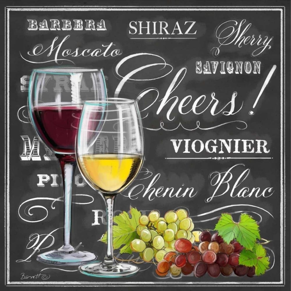 Gourmet Wine Selection Poster Print by Chad Barrett-VARPDX122BAR1691 Image 1