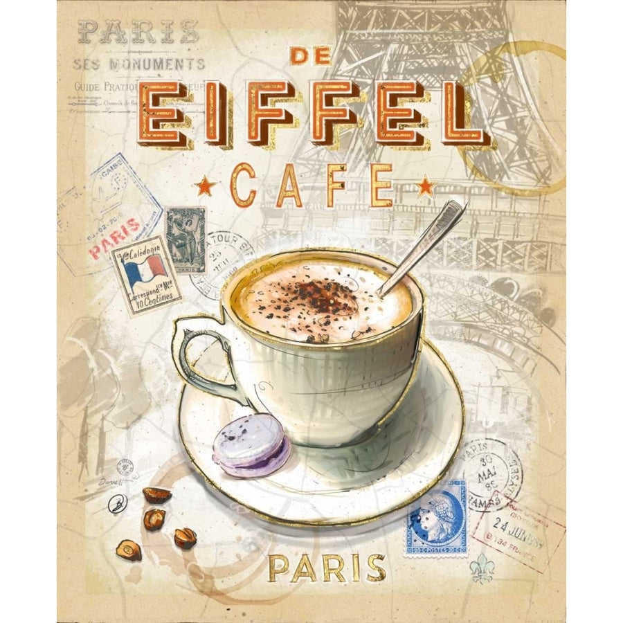 Eiffel Tower Cafe Poster Print by Chad Barrett-VARPDX122BAR1695 Image 1