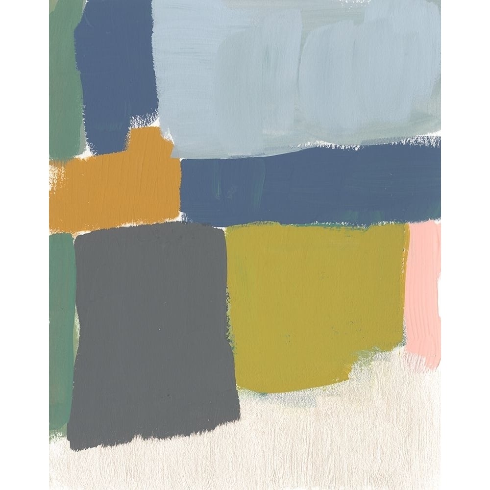 Muted Color Block VI Poster Print - Jennifer Goldberger-VARPDX123007GG Image 1