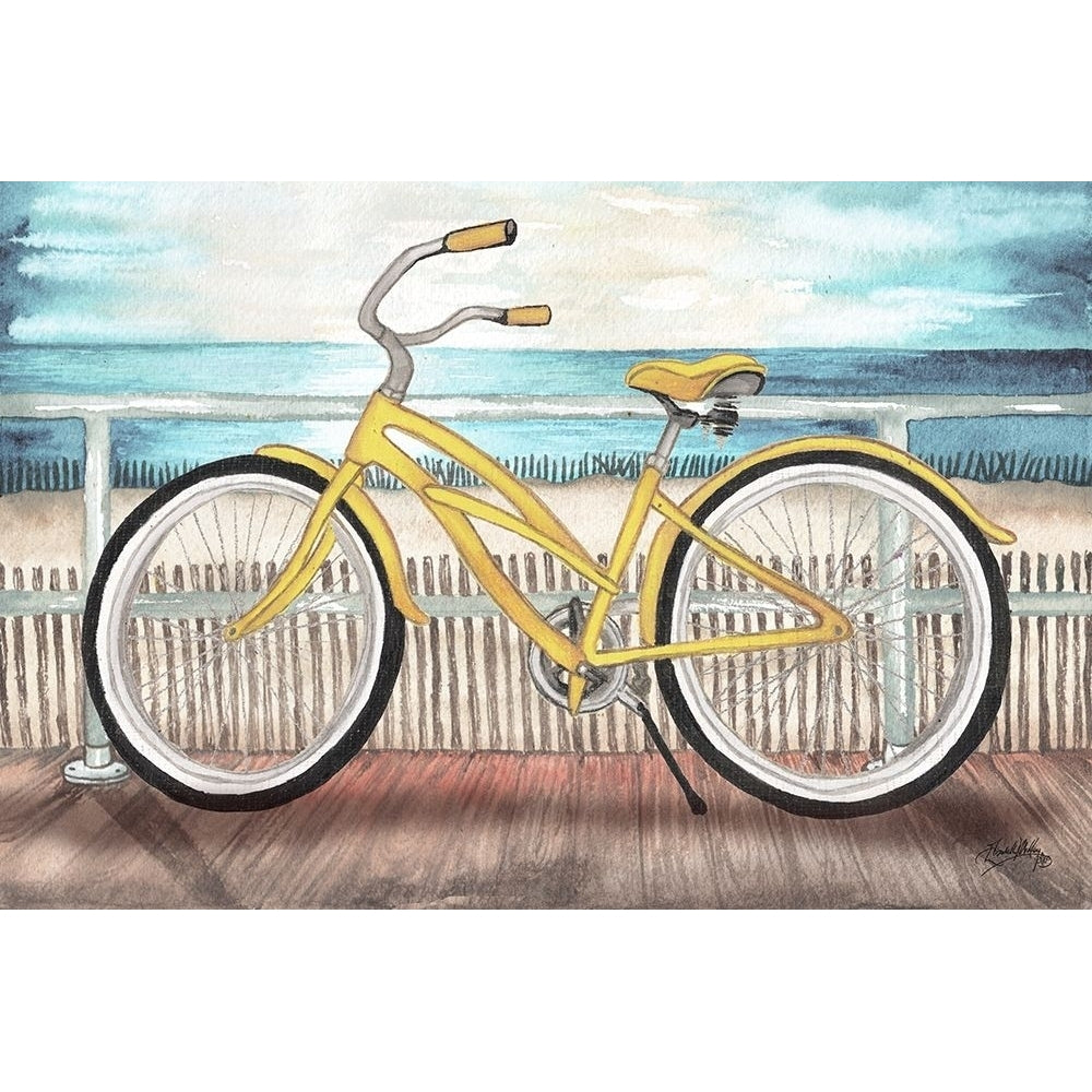 Coastal Bike Rides Poster Print by Elizabeth Medley-VARPDX12306CC Image 1