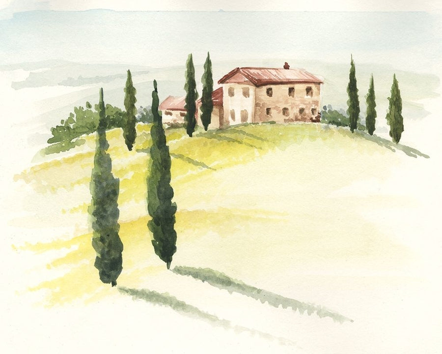 Tuscan Villa I Poster Print - Jennifer Paxton Parker-VARPDX123345GG Image 1