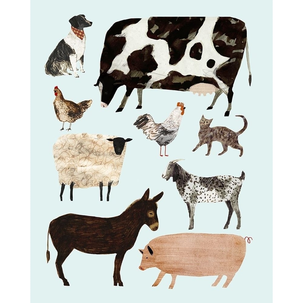 Barnyard Buds I Poster Print - Victoria Borges-VARPDX123461GG Image 1