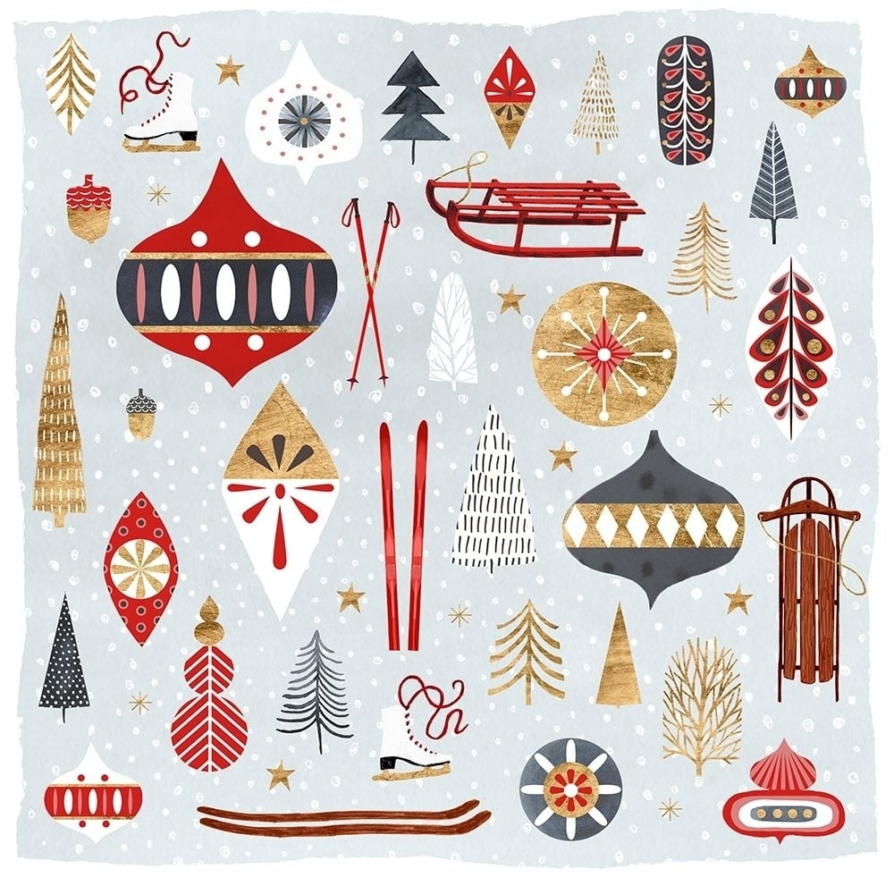 Christmas Chalet IV Poster Print - Victoria Borges-VARPDX123474D Image 1