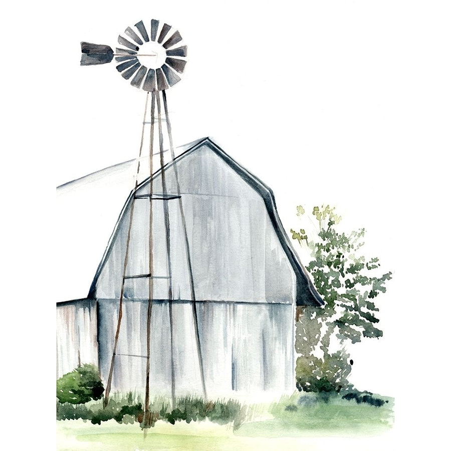 Watercolor Barn I Poster Print - Jennifer Paxton Parker-VARPDX123765GG Image 1