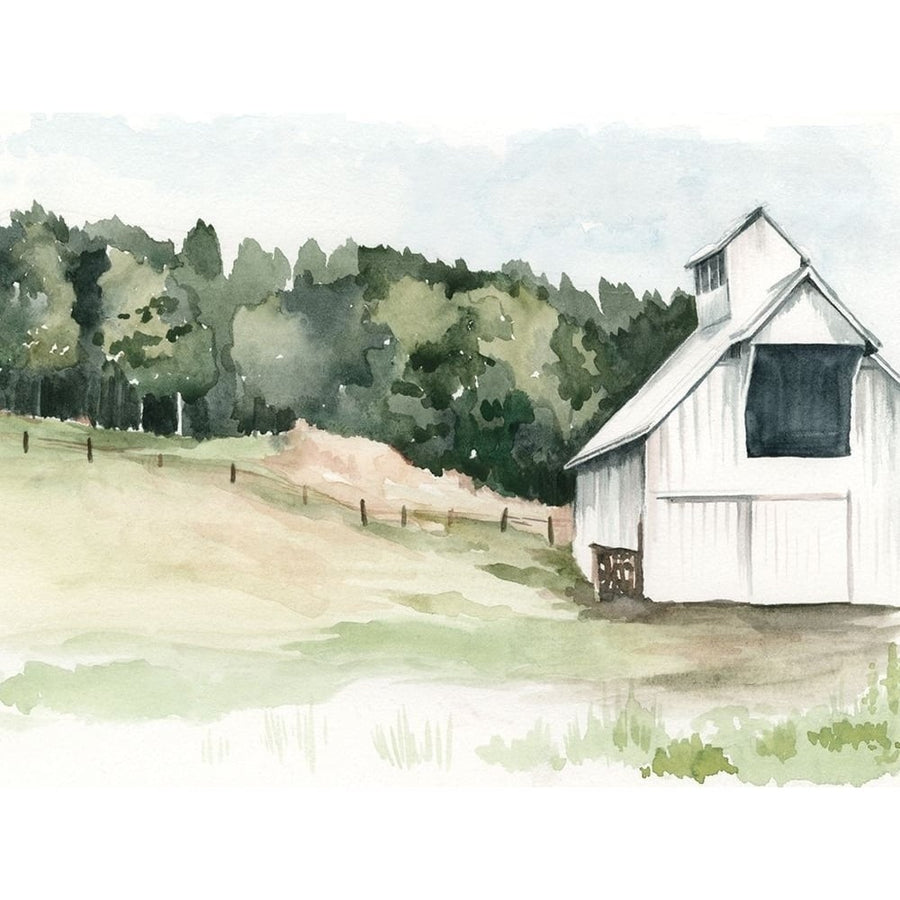 Watercolor Barn III Poster Print - Jennifer Paxton Parker-VARPDX123767GG Image 1