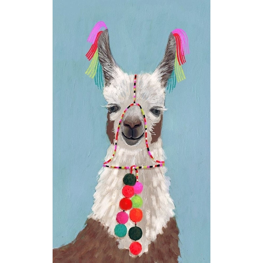 Adorned Llama I Poster Print - Victoria Borges-VARPDX124134GG Image 1